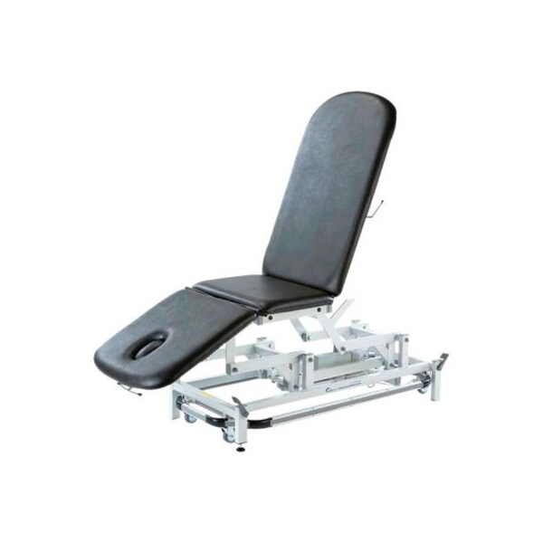 Electric Hi-Low Treatment Table with Foot Bar, 3-Section, 77"L x 28"W x 18" - 39"H